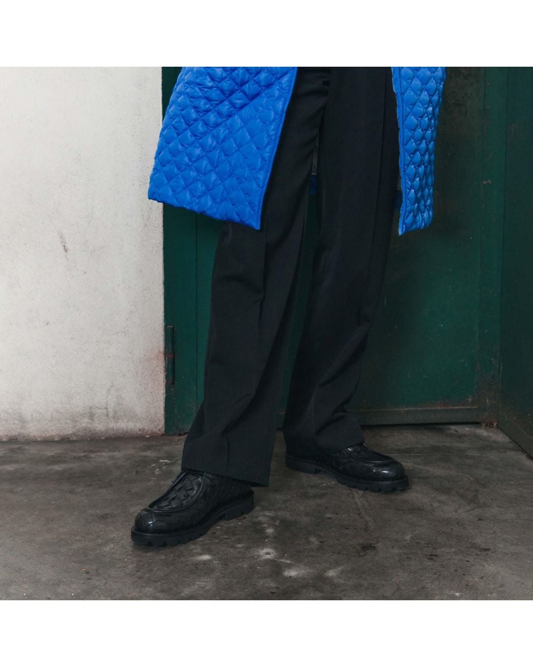 Scarosso Damiano Black Woven Derbies for men