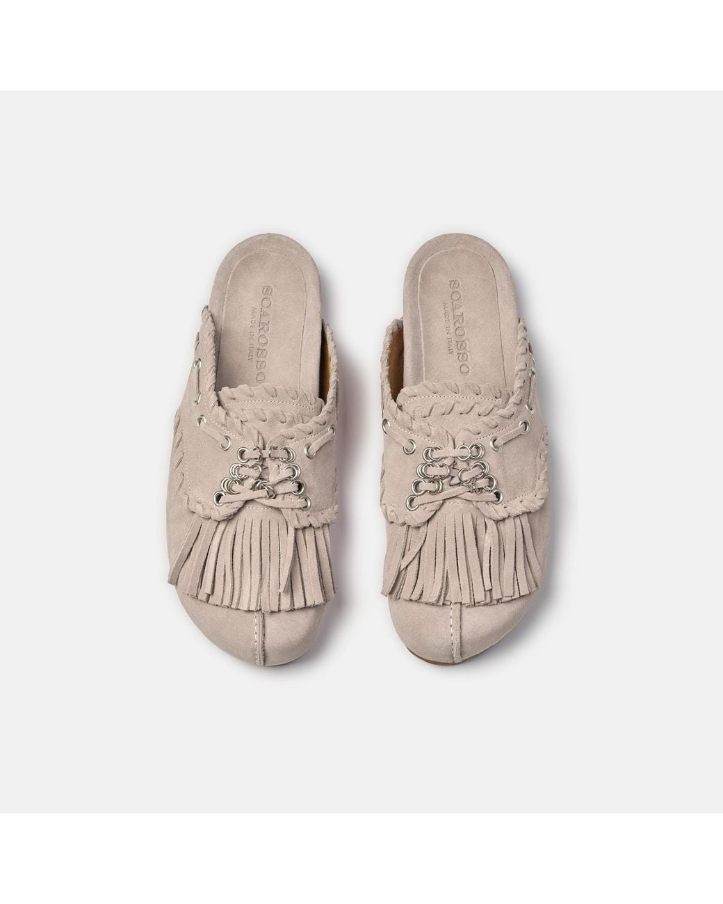 Scarosso Multicolor Flora Light Sand Suede