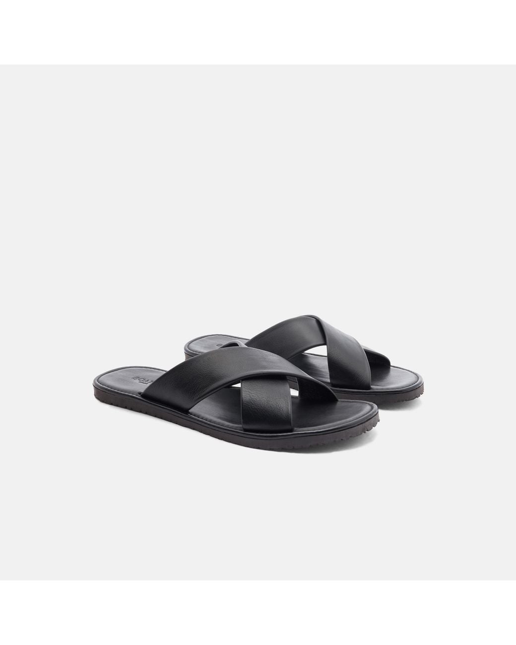 Scarosso Black Adriano Nero Sandals for men