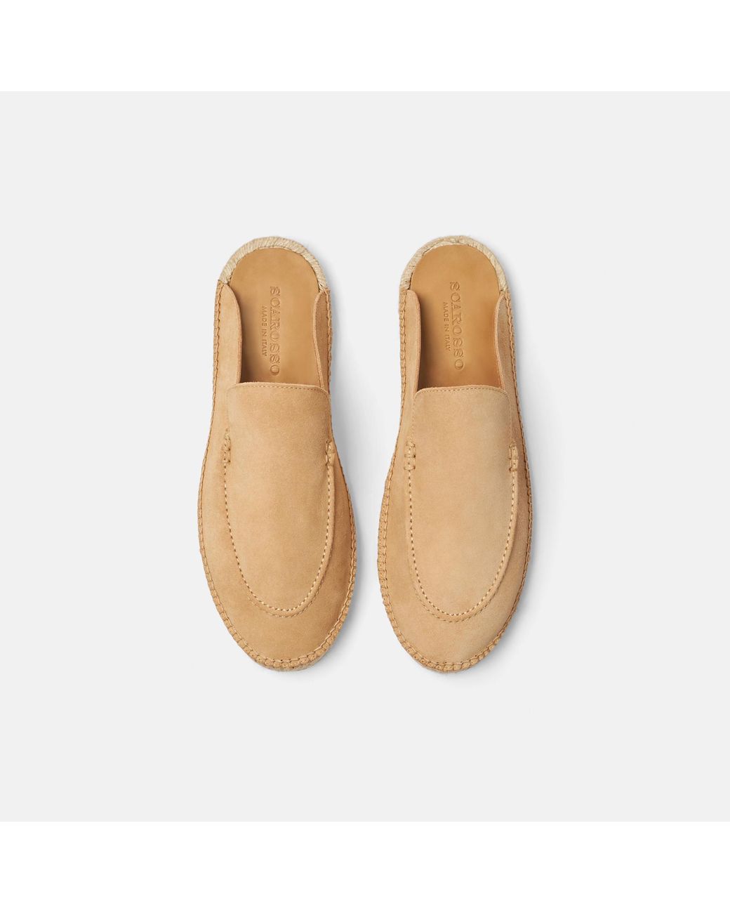 Scarosso Black Manuel Beige Suede Espadrilles for men