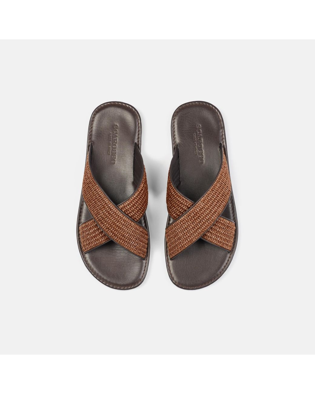 Scarosso Ettore Raffia in Brown für Herren
