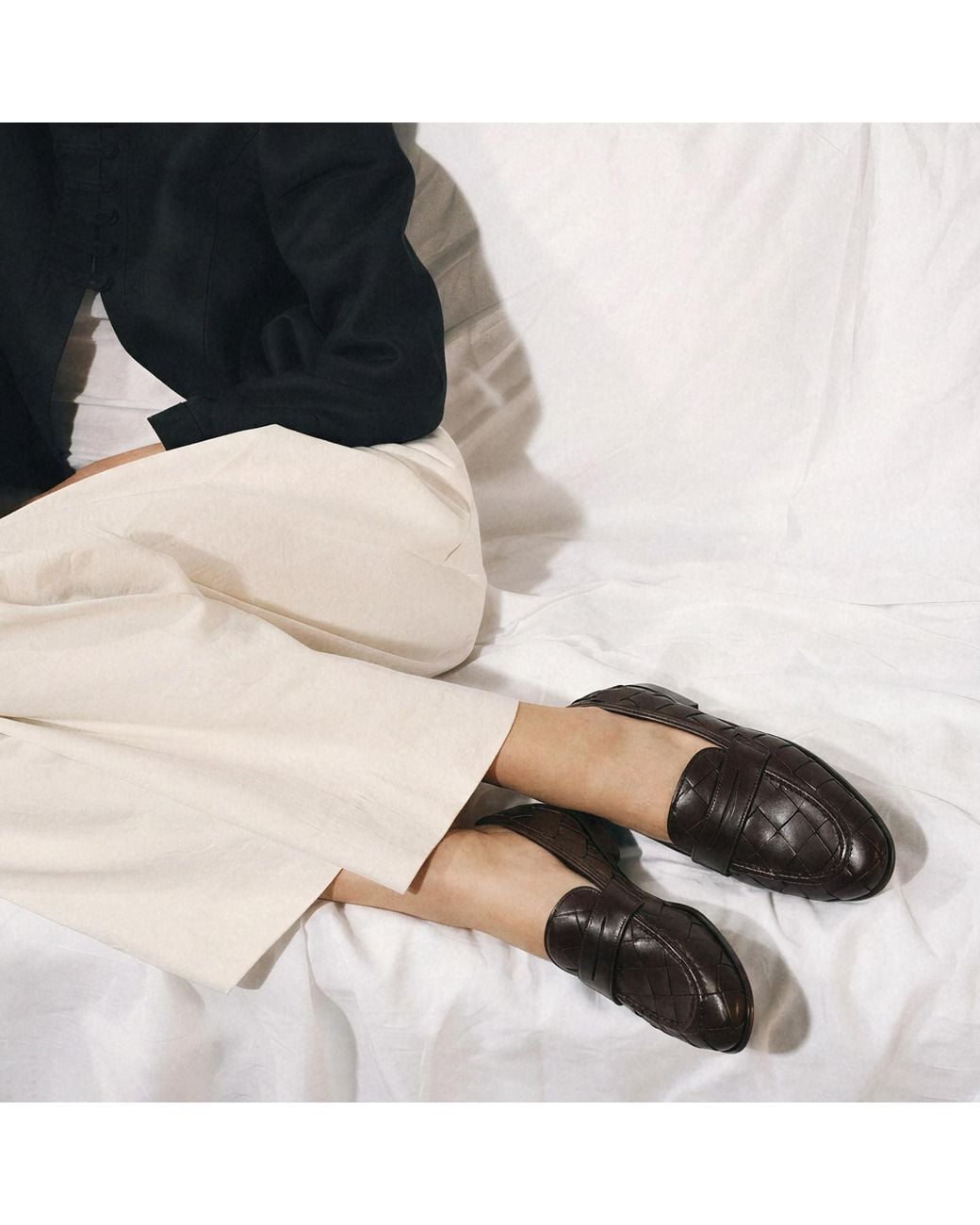 Scarosso Black Valeria Dark Woven