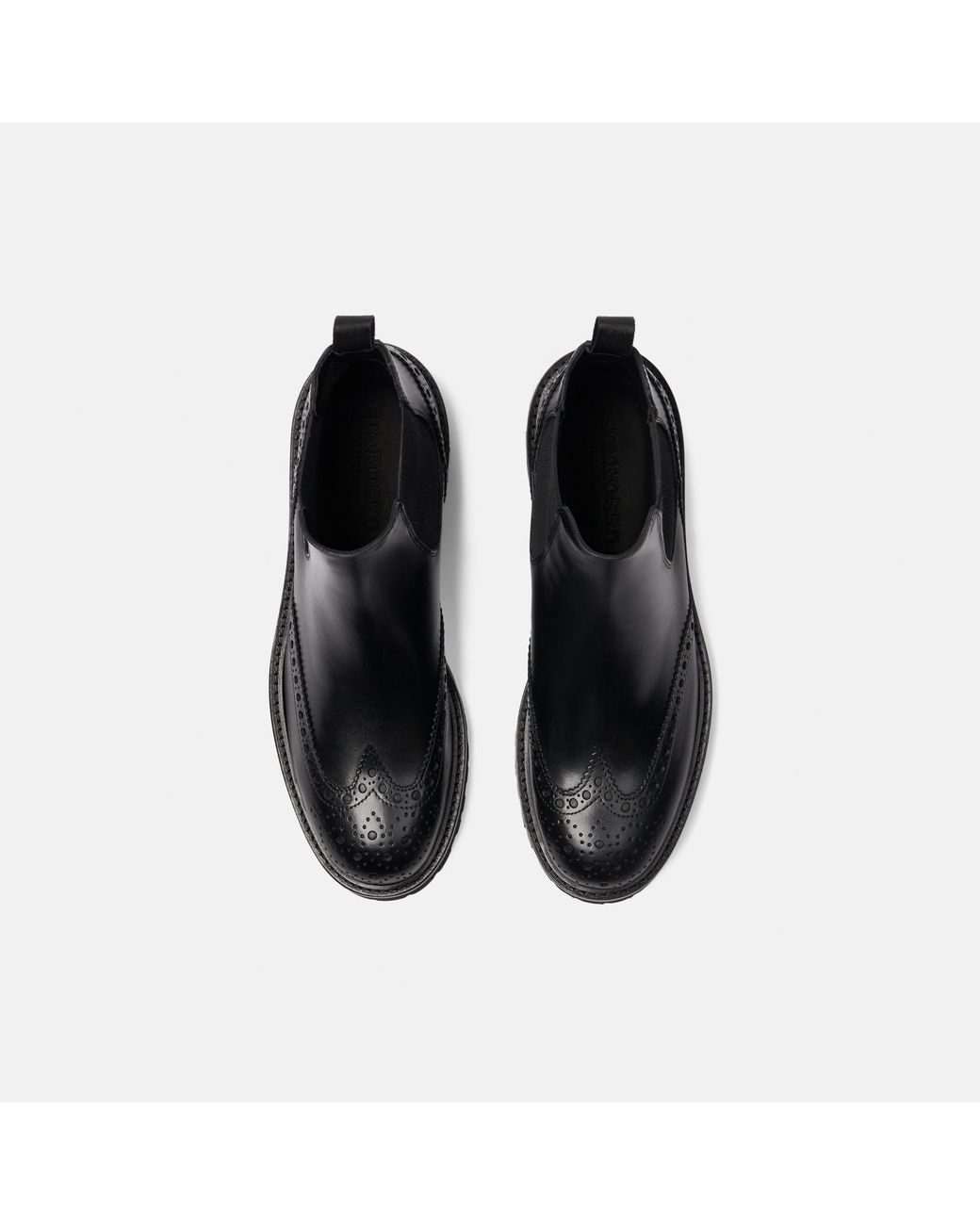 Scarosso Poppy Black Chelsea Boots