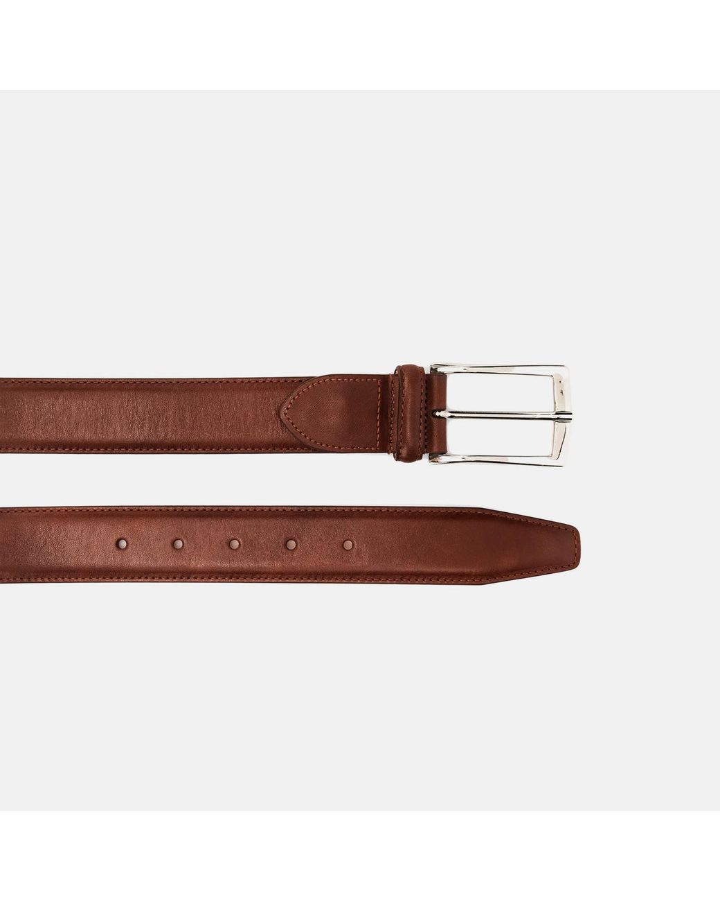 Scarosso Brown Cintura Cognac Classica for men