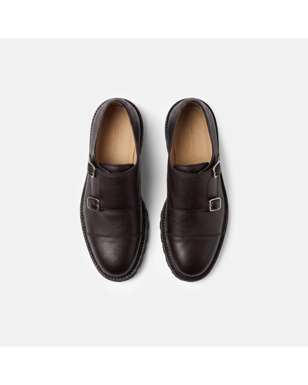 Scarosso Brown Oswald Grain for men