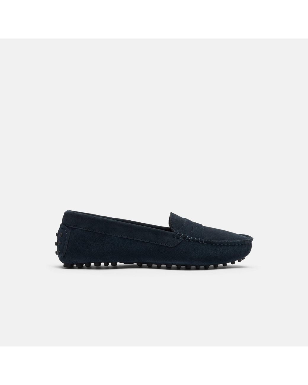 Scarosso Ashley Blue Suede Driving Shoes