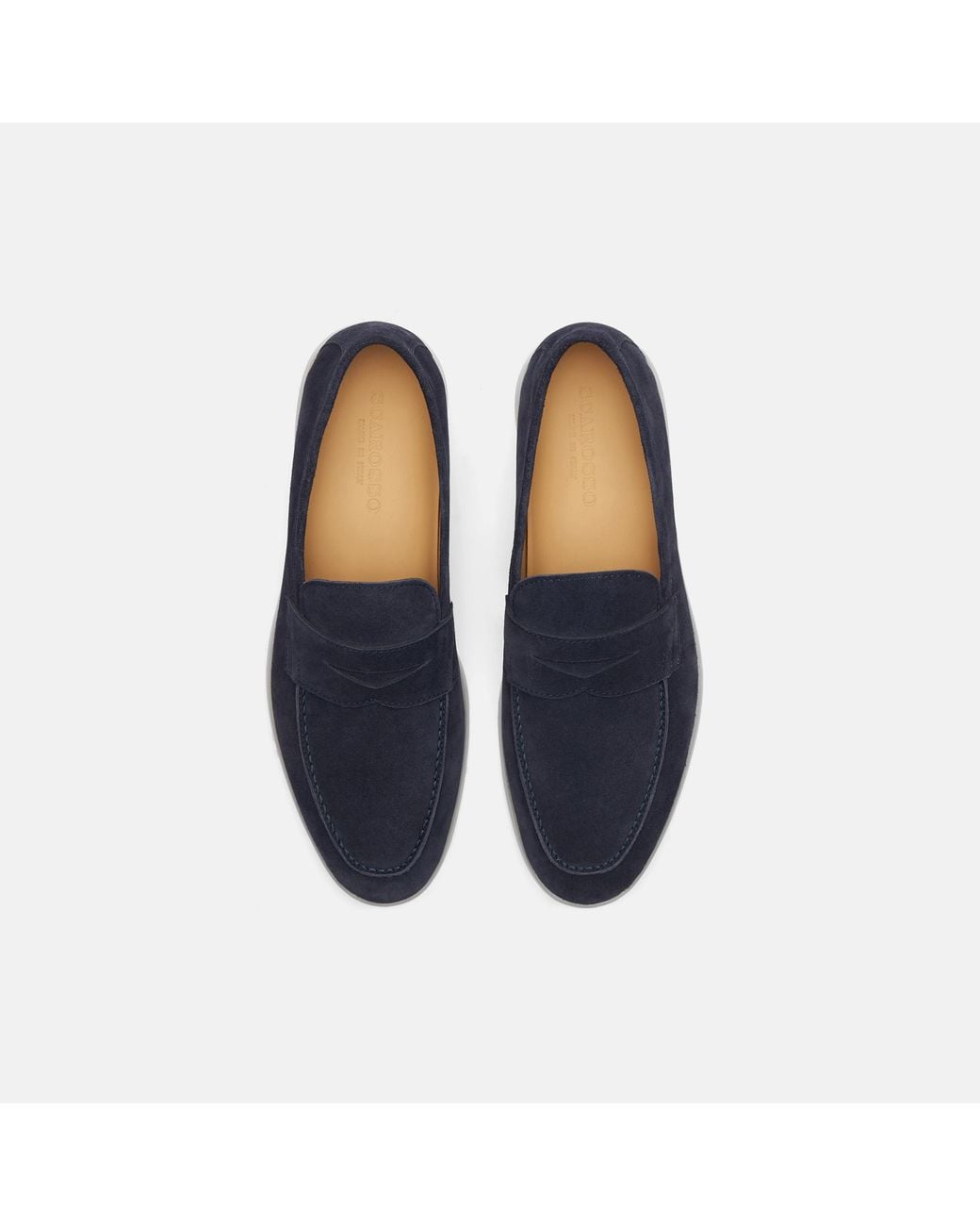 Scarosso Blue Luciano Suede for men