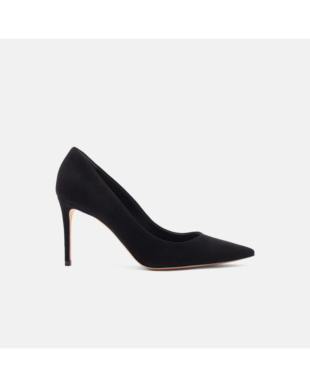 Scarosso Gigi Black Suede Pumps