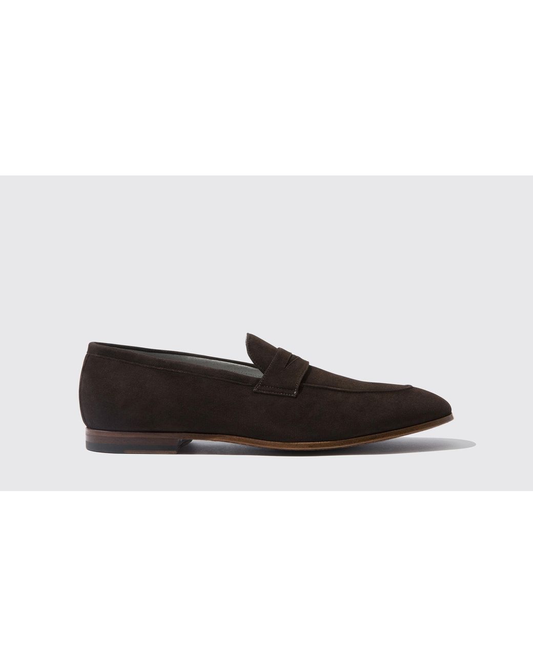 SCAROSSO Loafers Marzio Moro Scamosciato Suede Leather in Brown for Men |  Lyst