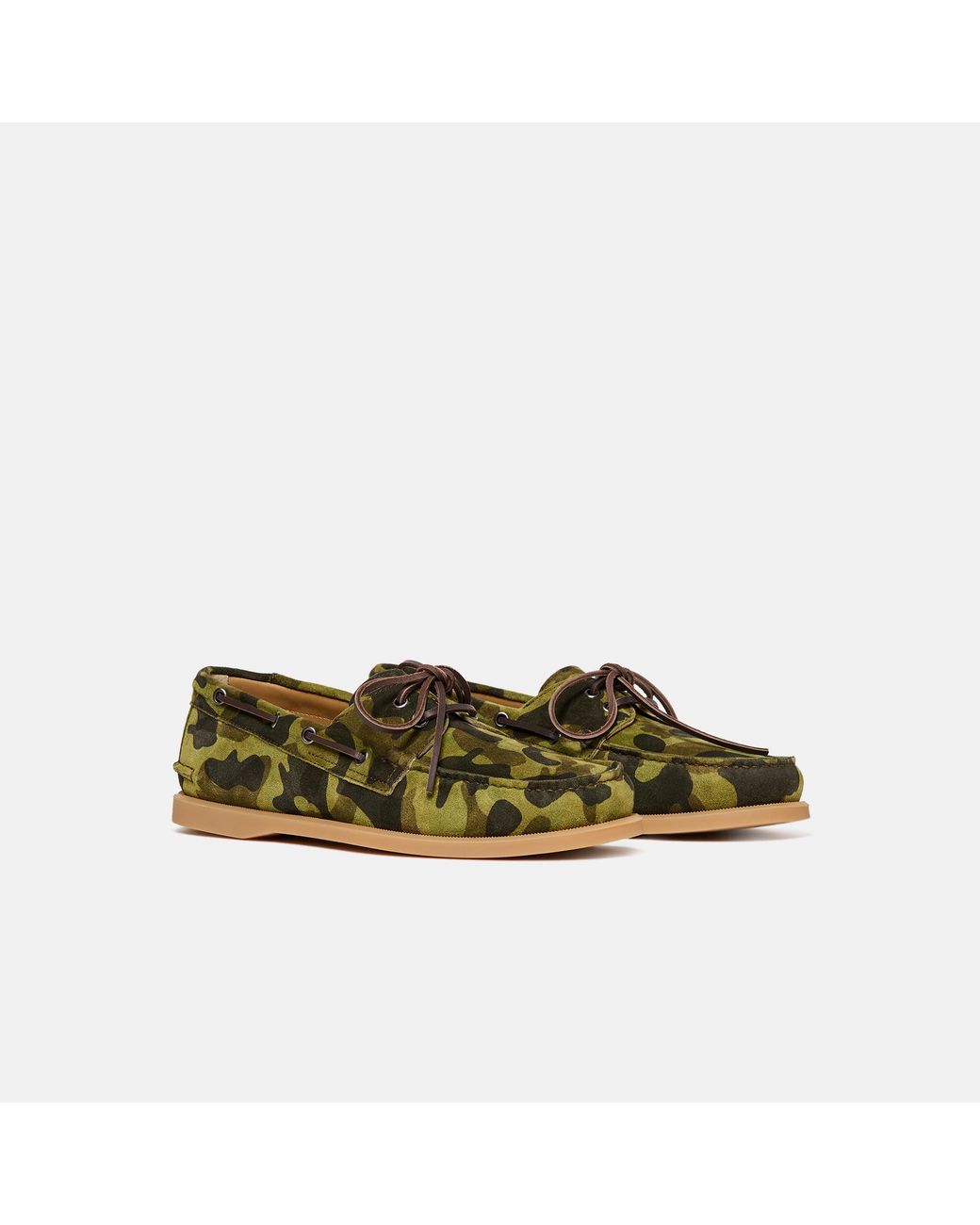 Scarosso Green Morgan Camo Suede for men