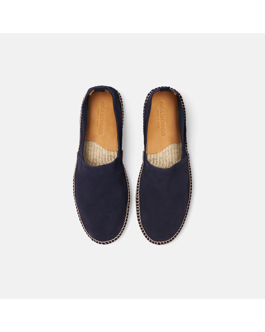 Scarosso Espadrilles Pablo Blue Suede Suede Leather for men