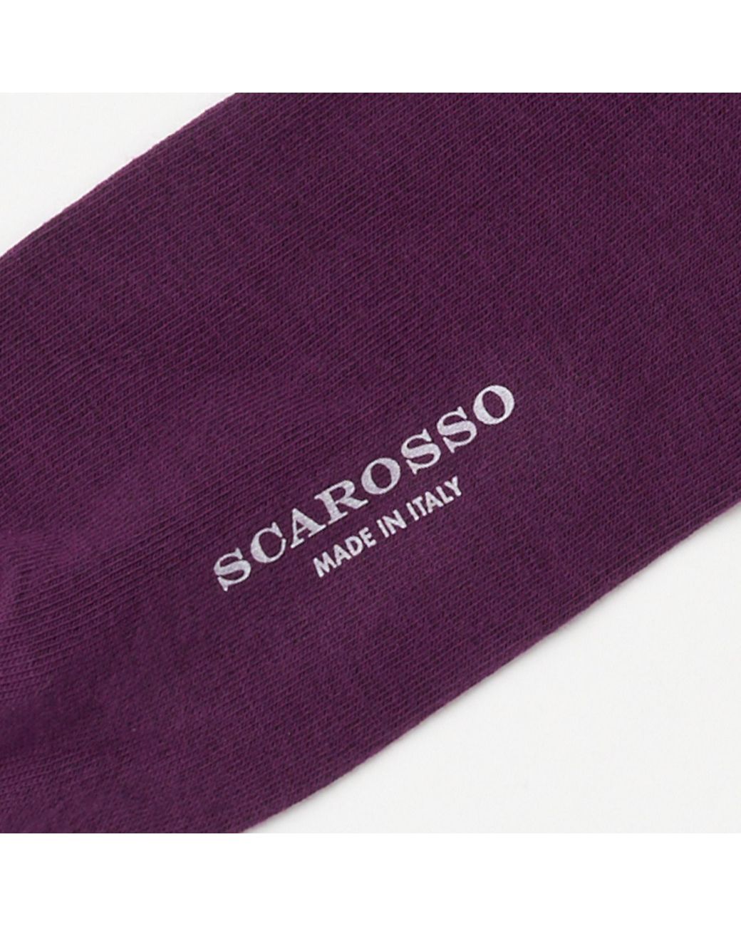 Scarosso Purple Cotton Socks for men
