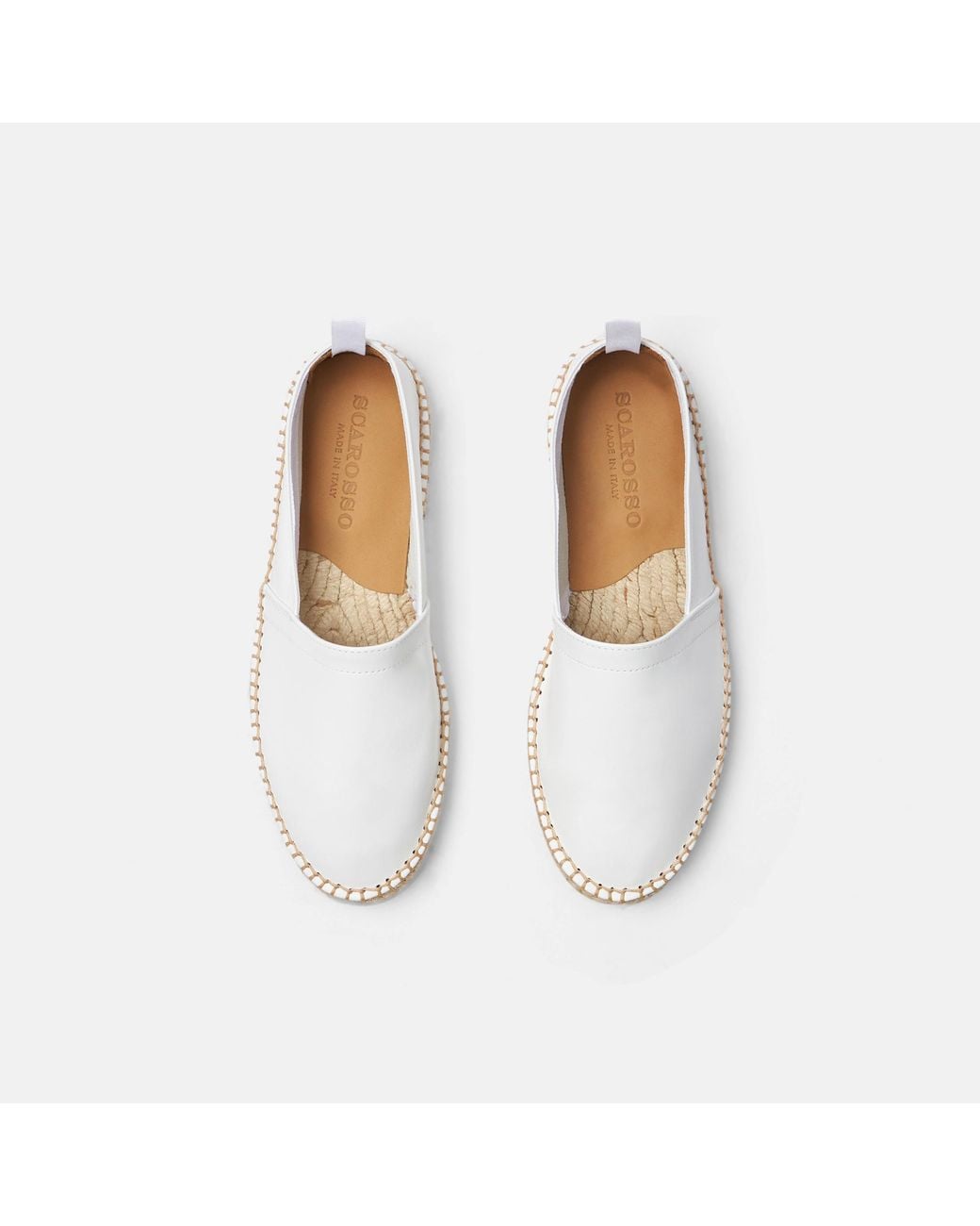 Scarosso Lola White Espadrilles