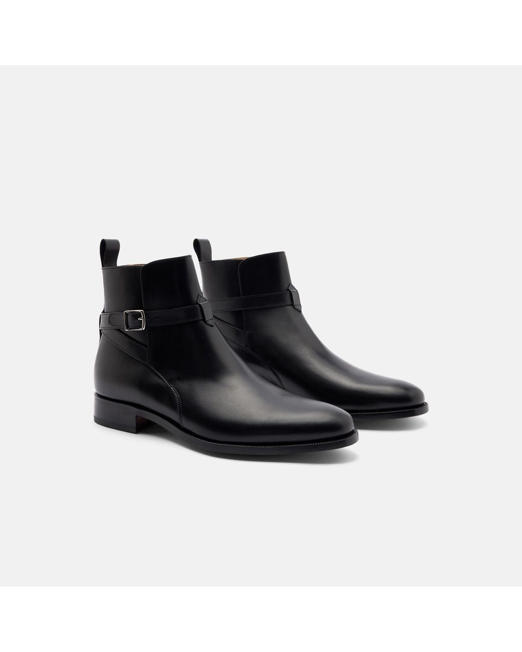 Scarosso Black Libero Nero Jodhpur Boots for men