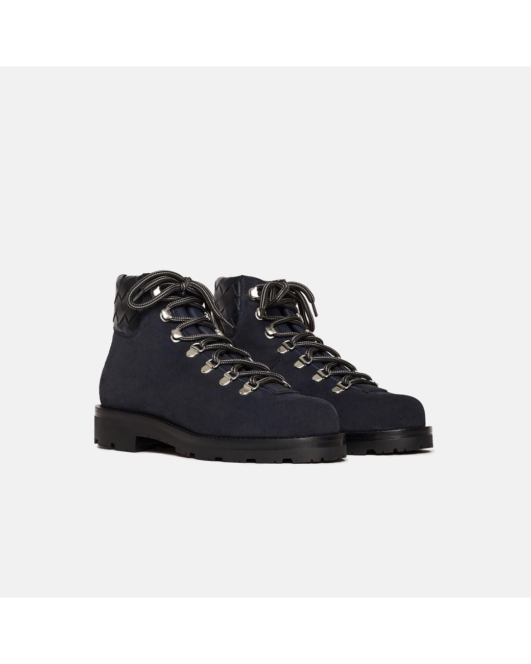 Scarosso Blue Catherine Woven Suede