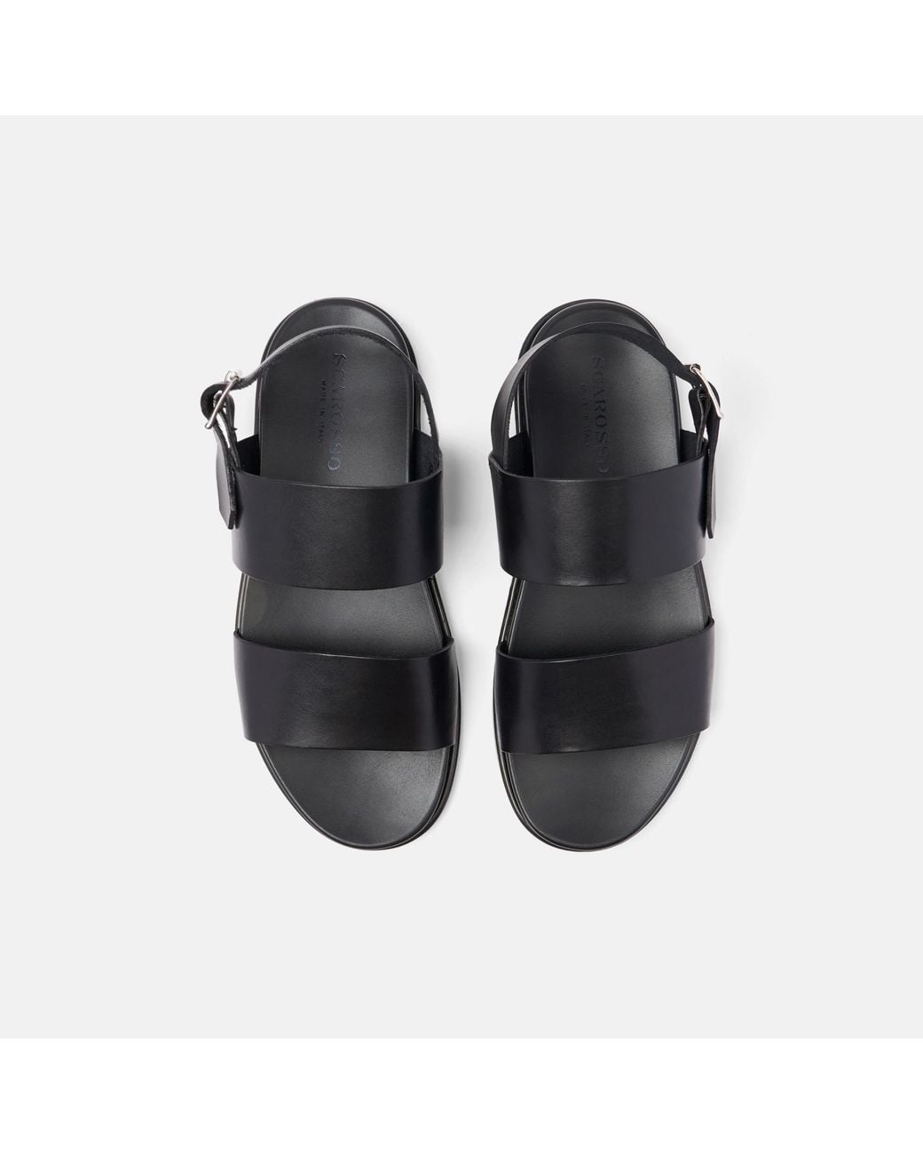Scarosso Black Antonio Nero Sandals for men