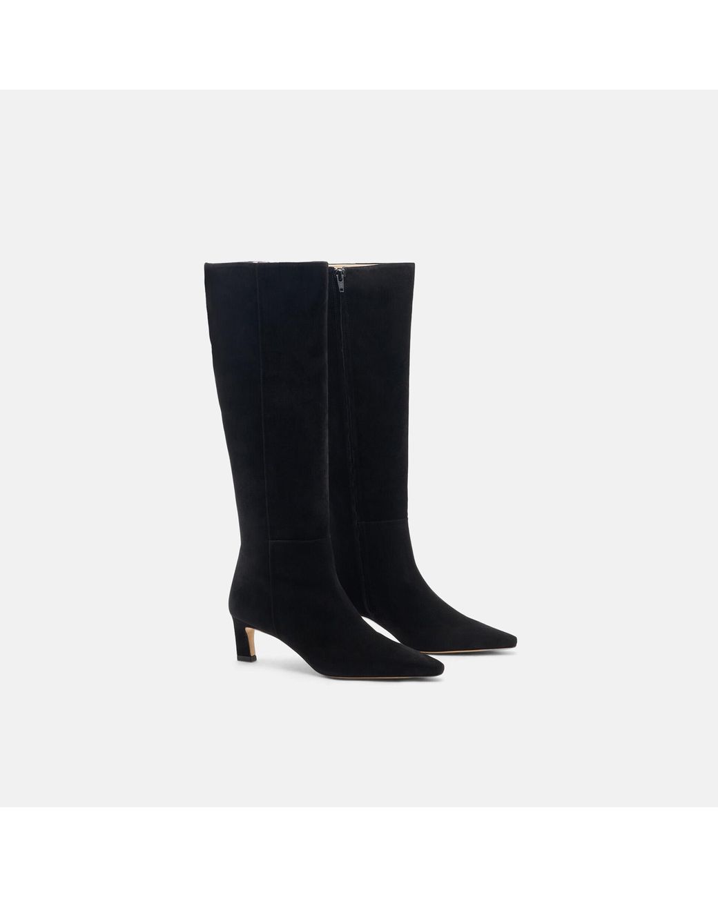 Scarosso Kira Black Suede Boots