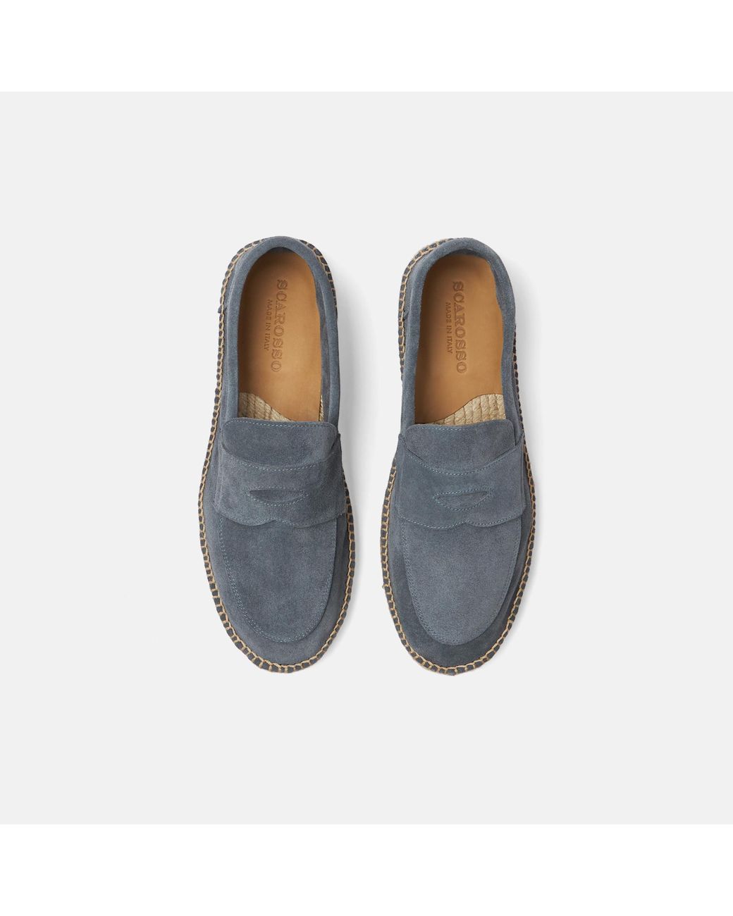 Scarosso Blue Diego Suede for men