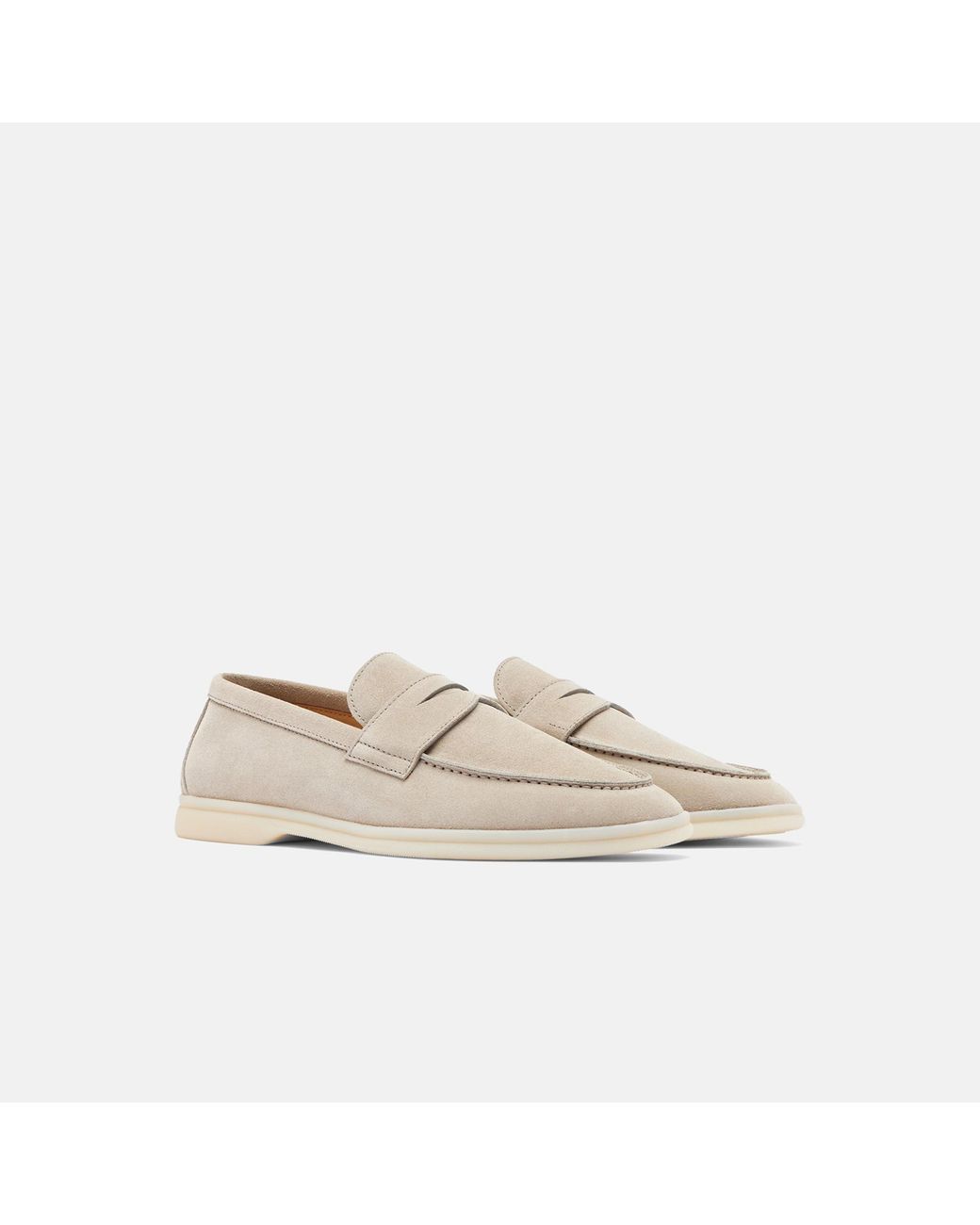 Scarosso Natural Luciano Sand Suede for men