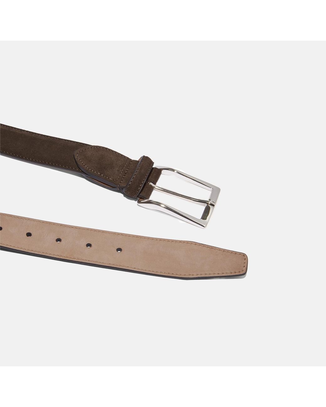 Scarosso Brown Cintura Testa Di Moro Classica for men