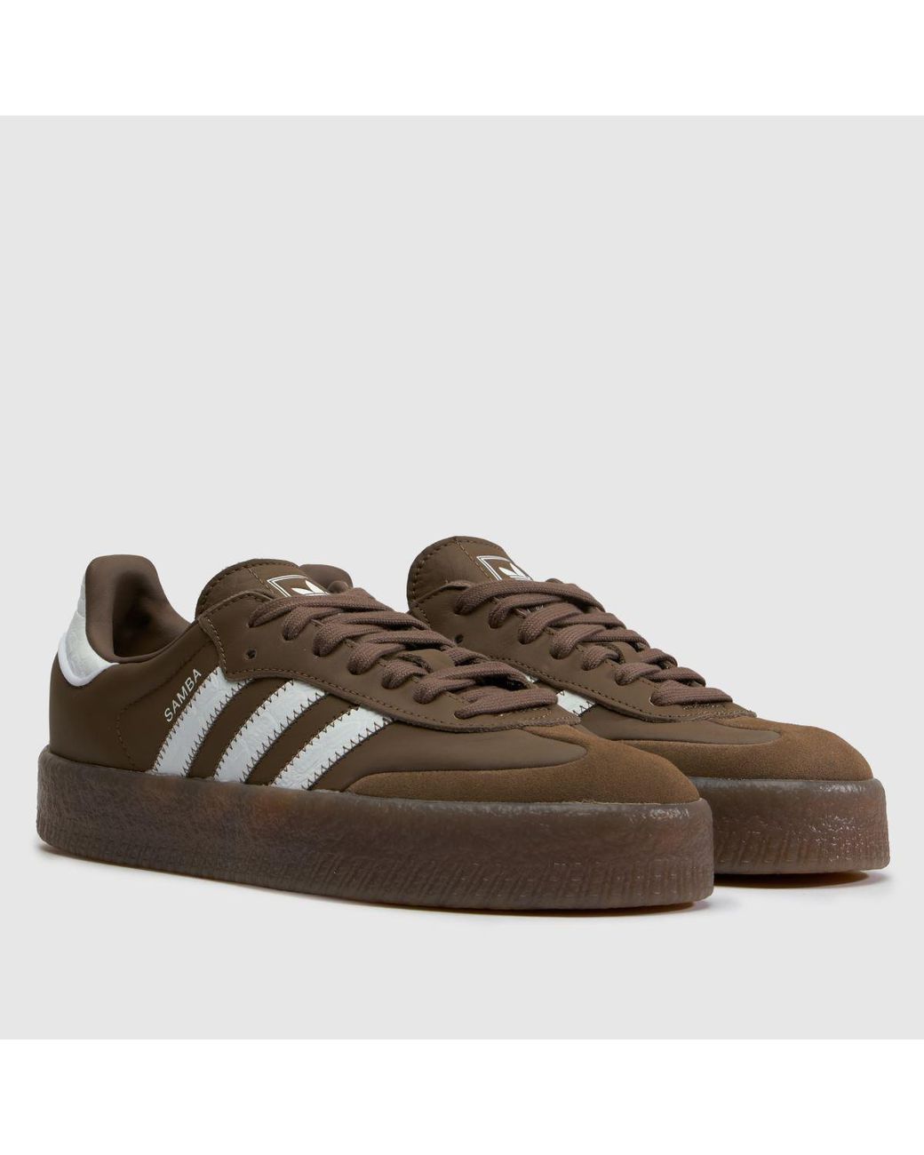 Adidas Brown Sambae Trainers