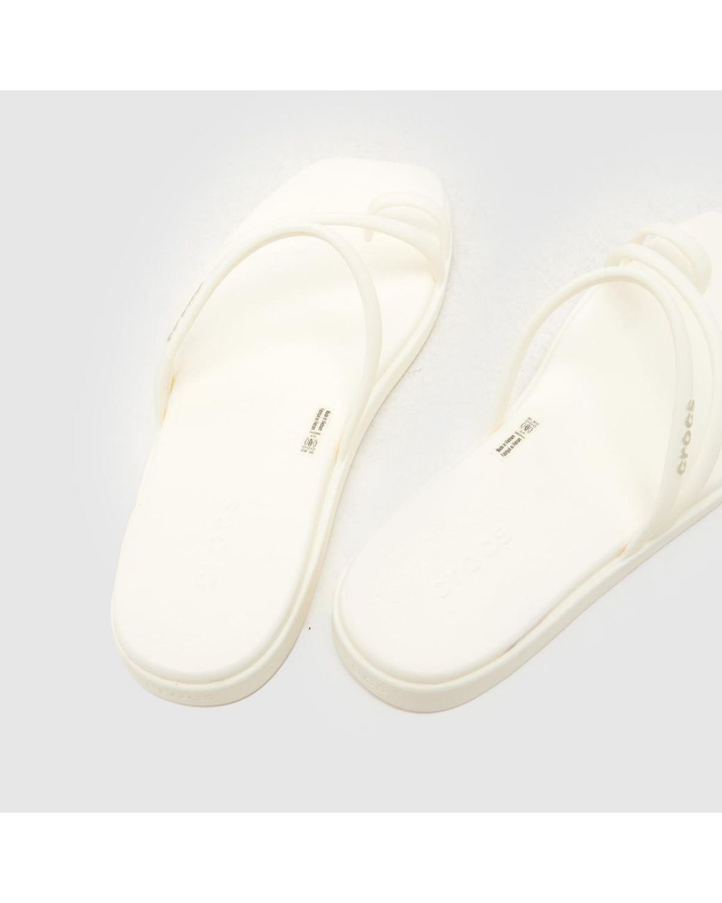 CROCSTM White Miami Toe Loop Sandals