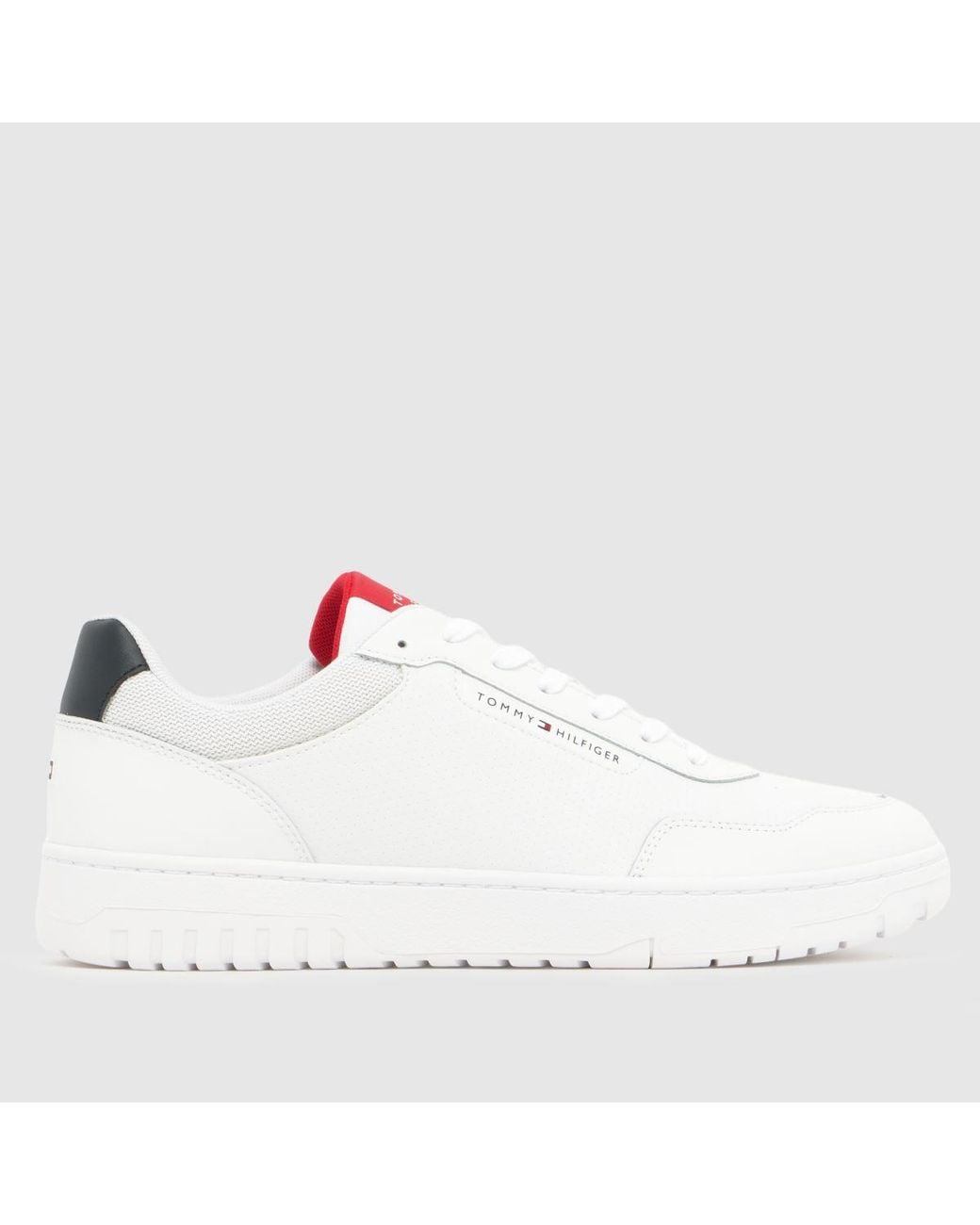 Tommy Hilfiger White Basket Core Lite Trainers for men