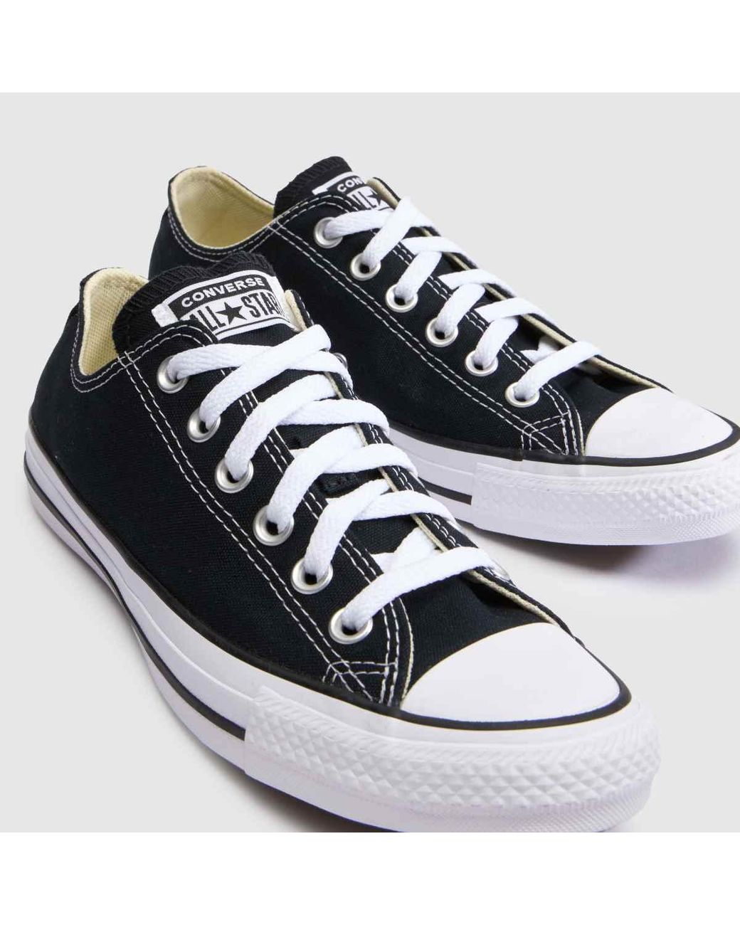 Converse Black All Star Ox Trainers
