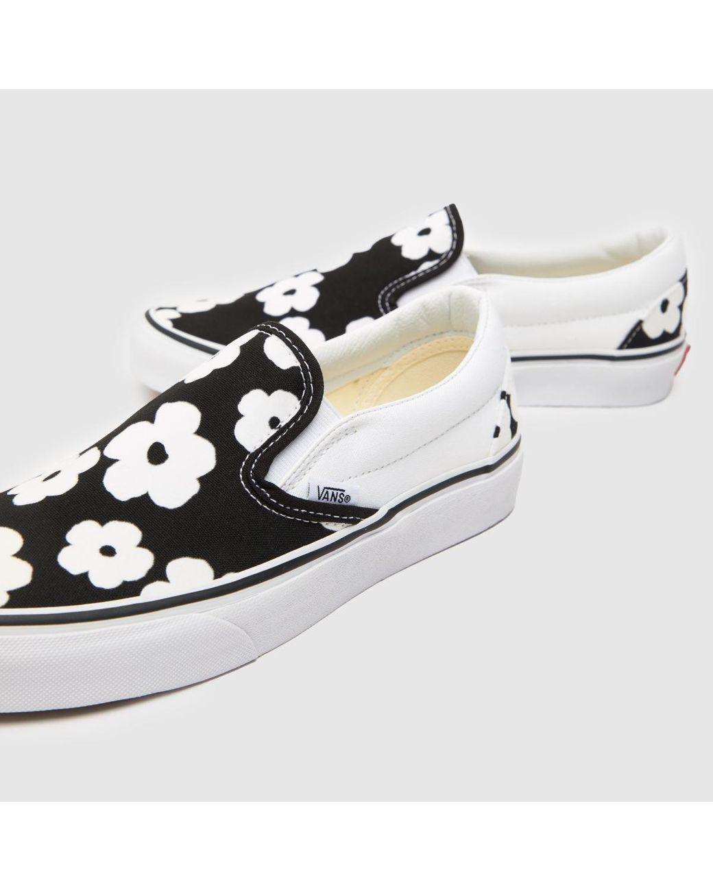 flower vans slip on