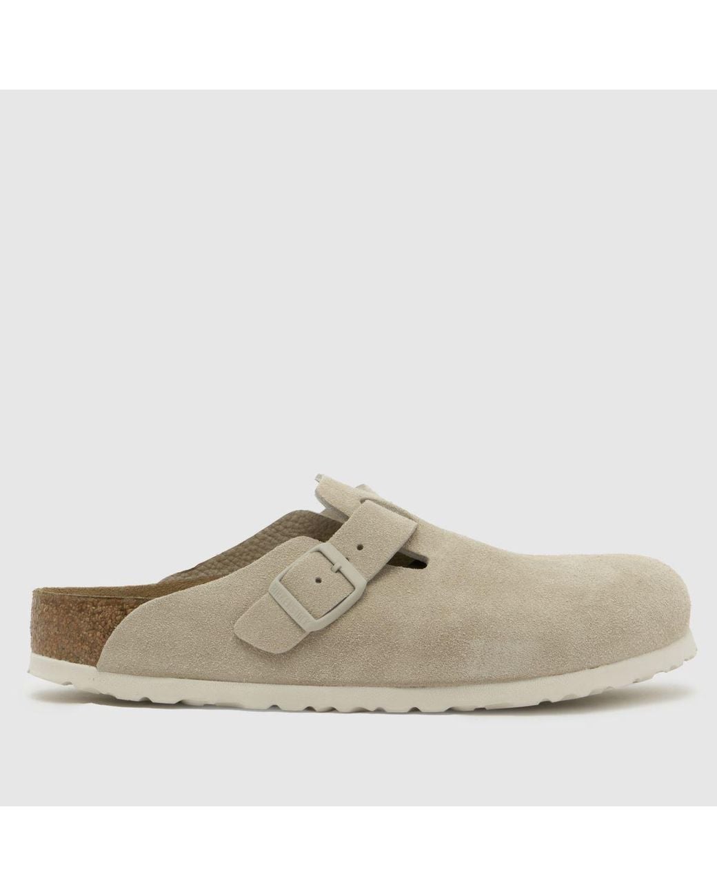 Birkenstock Natural Boston Clog Sandals for men