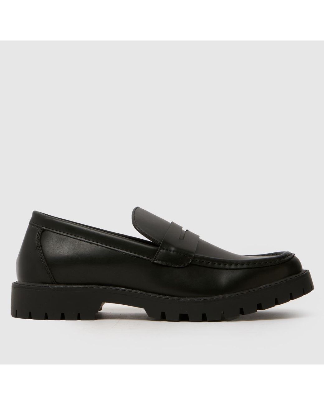Schuh Black Ravi Chunky Loafer Shoes for men