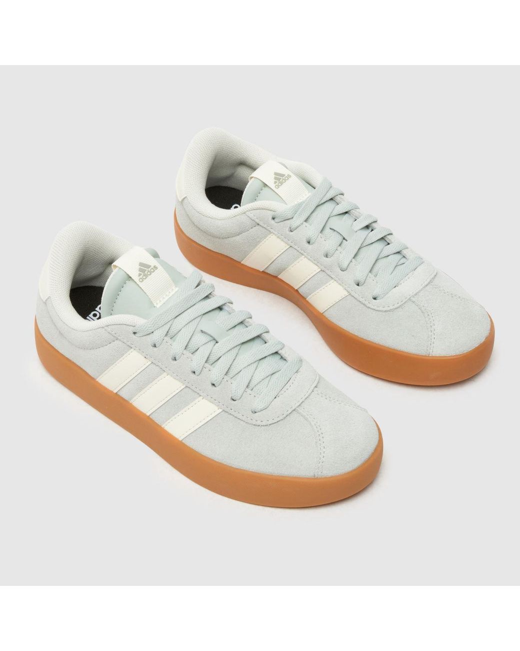 Adidas White Vl Court 3.0 Trainers