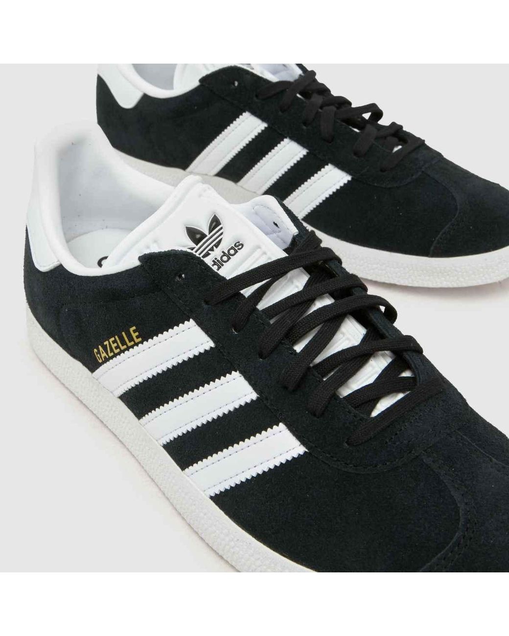 Adidas Black Gazelle Trainers for men
