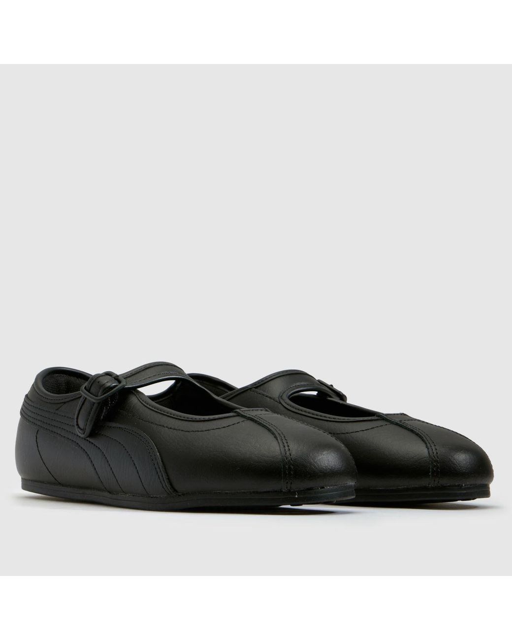 PUMA Black Tacklette Trainers
