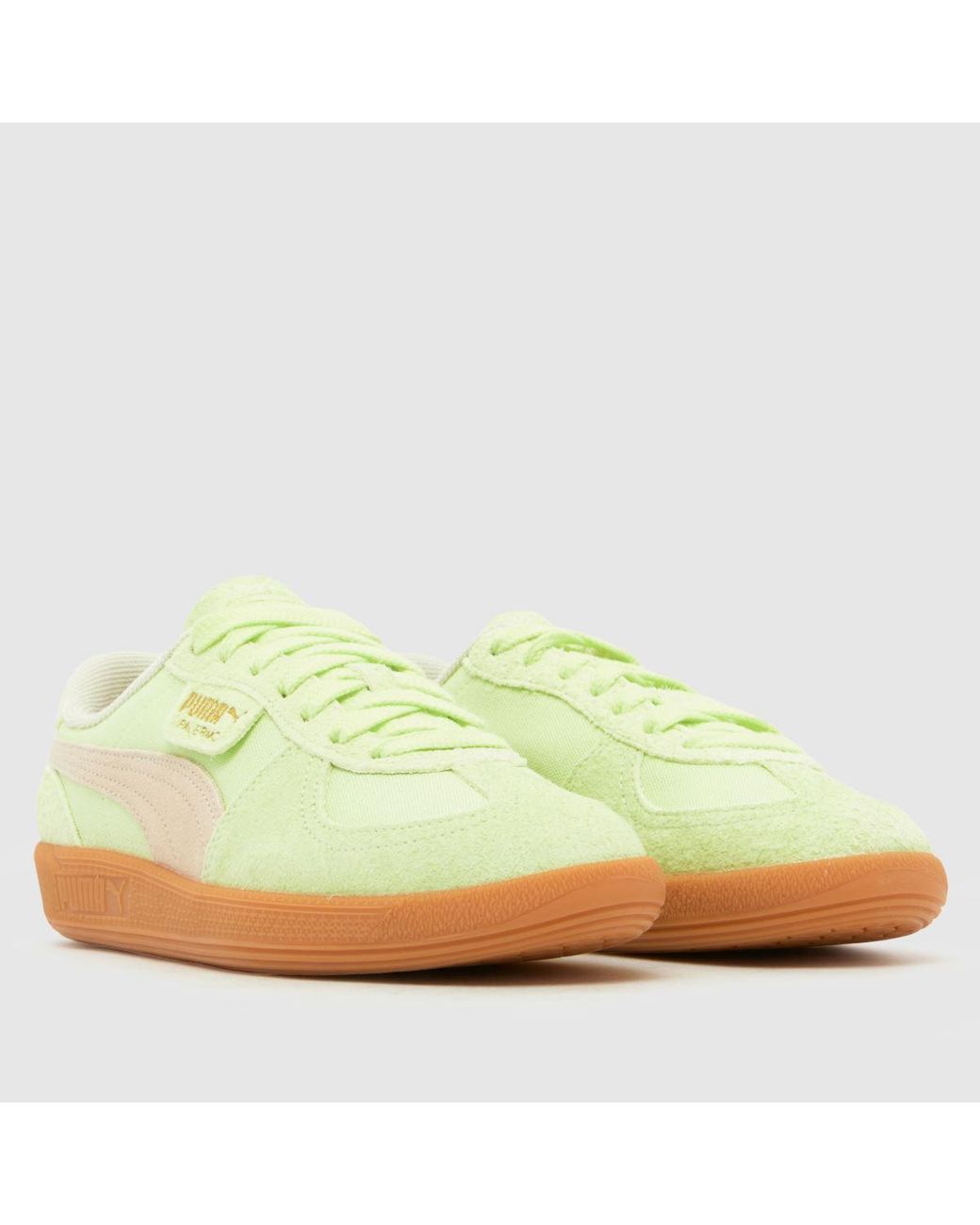 PUMA Yellow Palermo Trainers