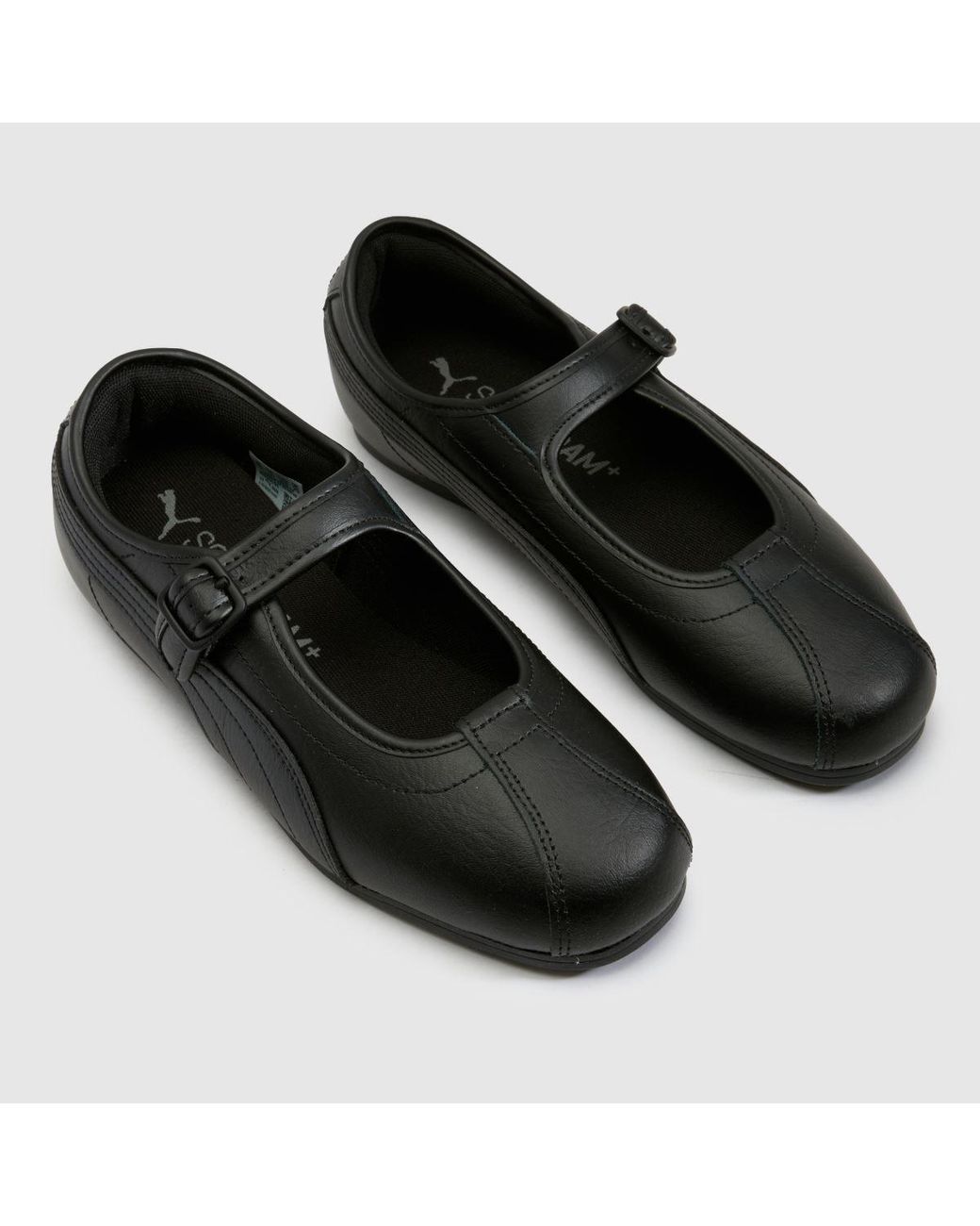 PUMA Black Tacklette Trainers