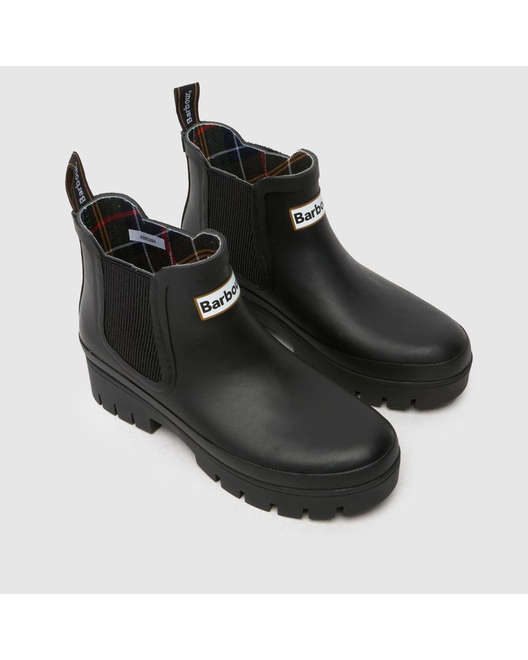 Barbour Black Halton Wellington Boots