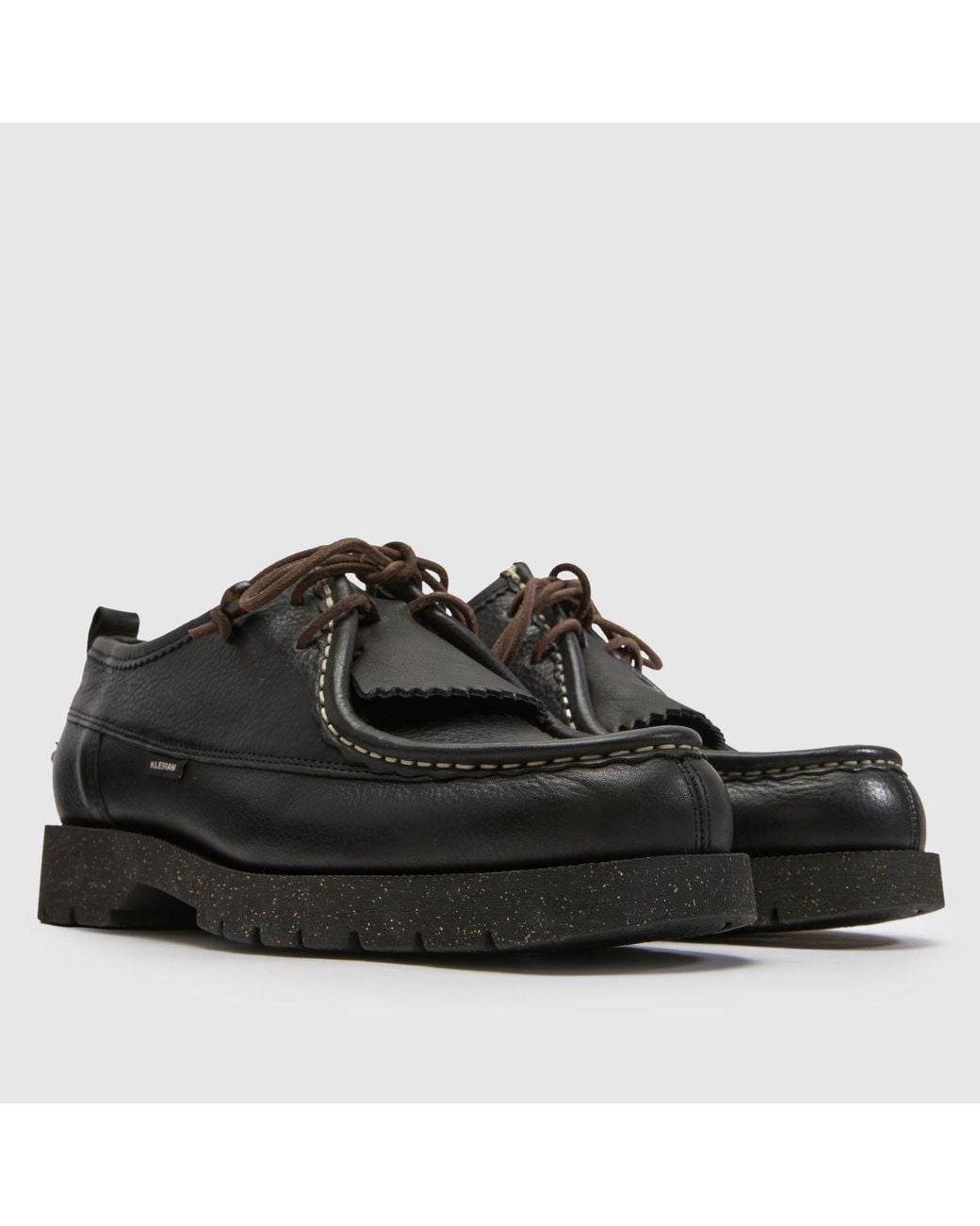 Kleman Black Padror Shoes for men