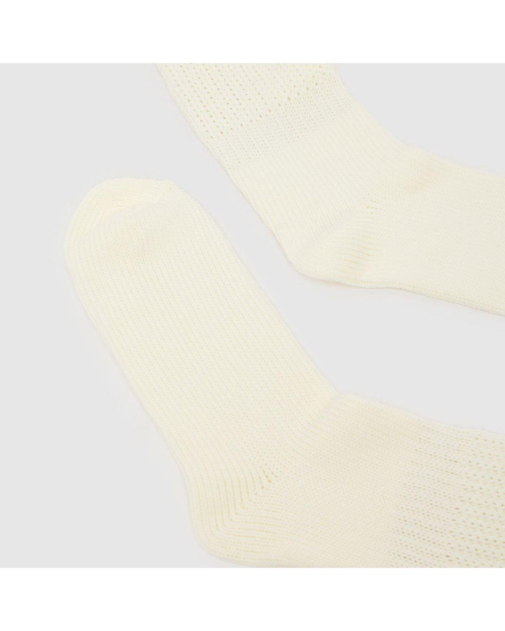 Ugg White Tyla Slouchy Crew Sock 1 Pack