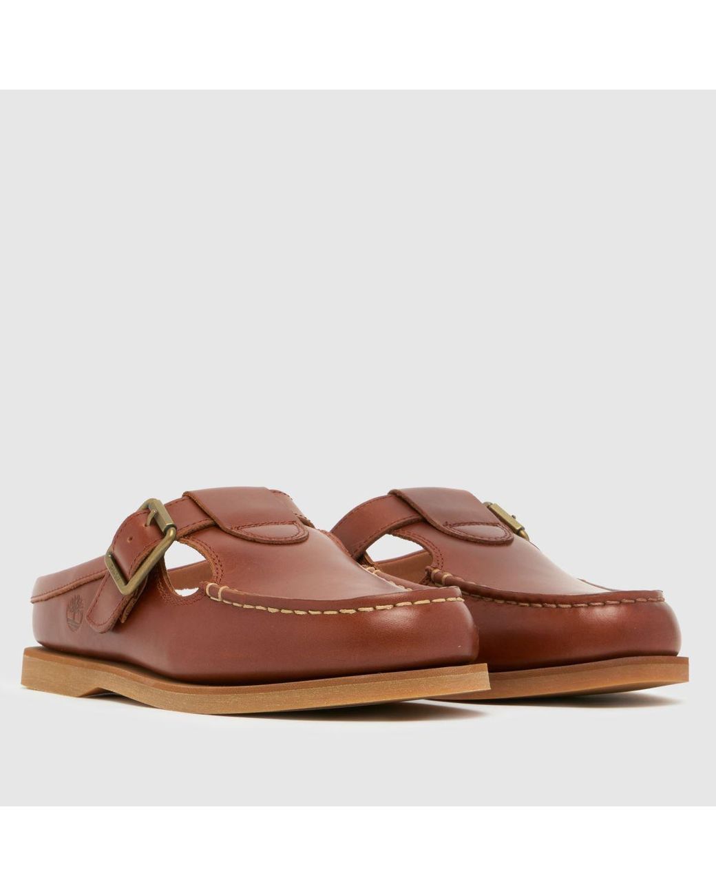 Timberland Brown Classic Boat Mule Sandals