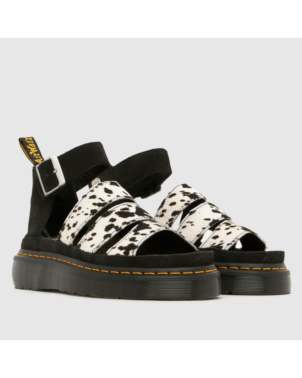 Dr. Martens Black Clarissa Quad Sandals