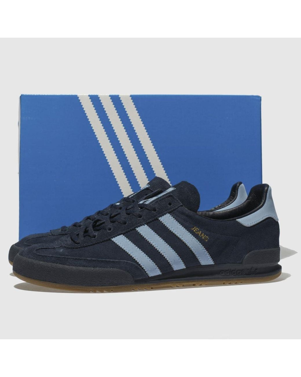 adidas Denim Jeans Trainers in Navy 