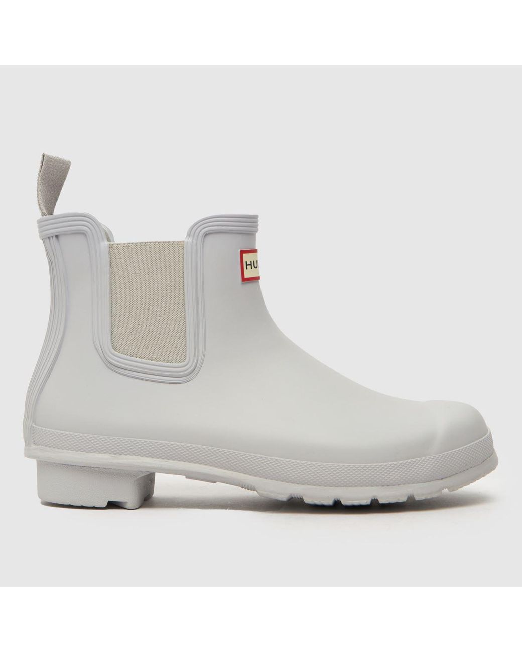 HUNTER Women s Waterproof Original Chelsea Boots in Grey Lyst UK