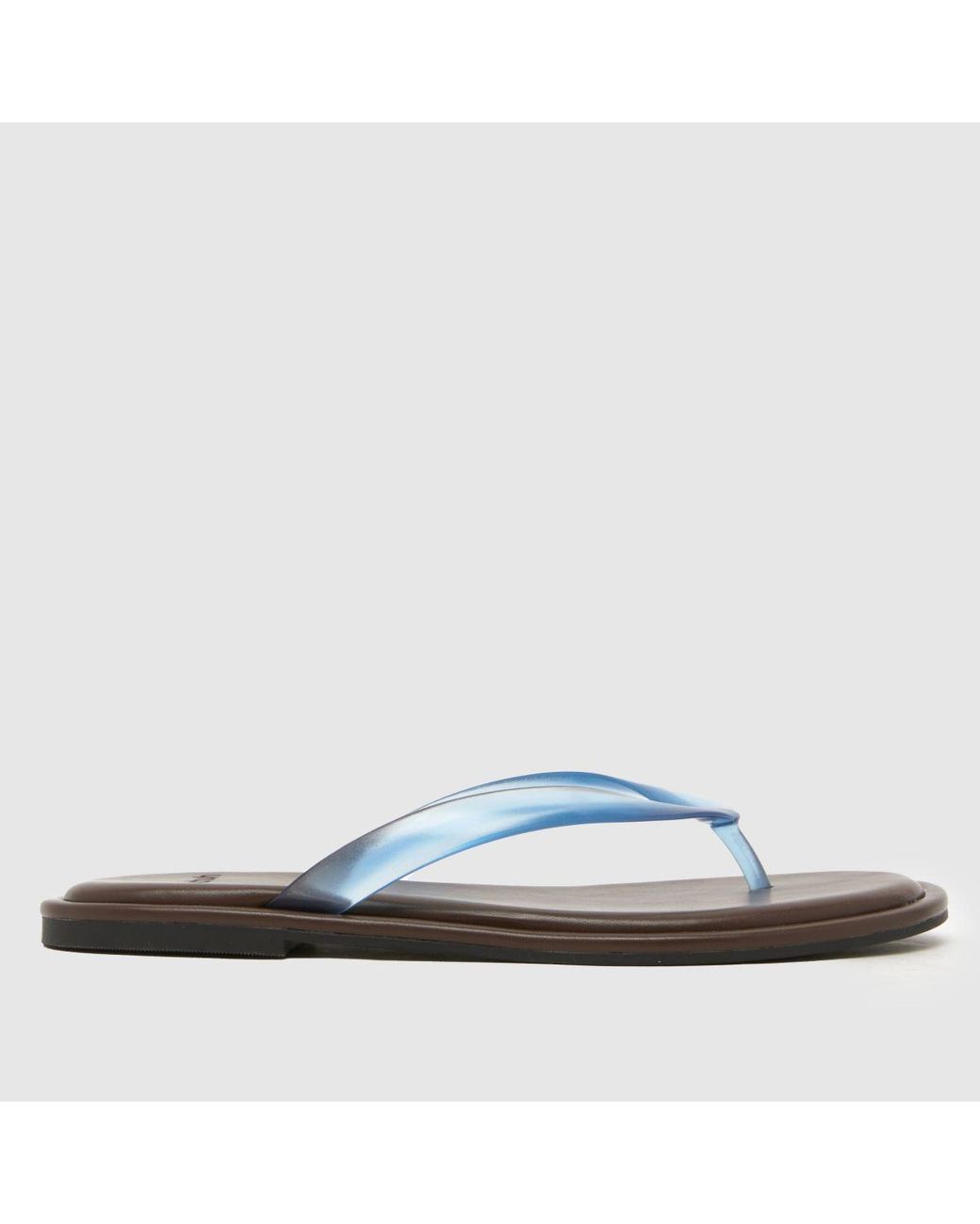 Schuh Blue Truffle Toe Post Sandals