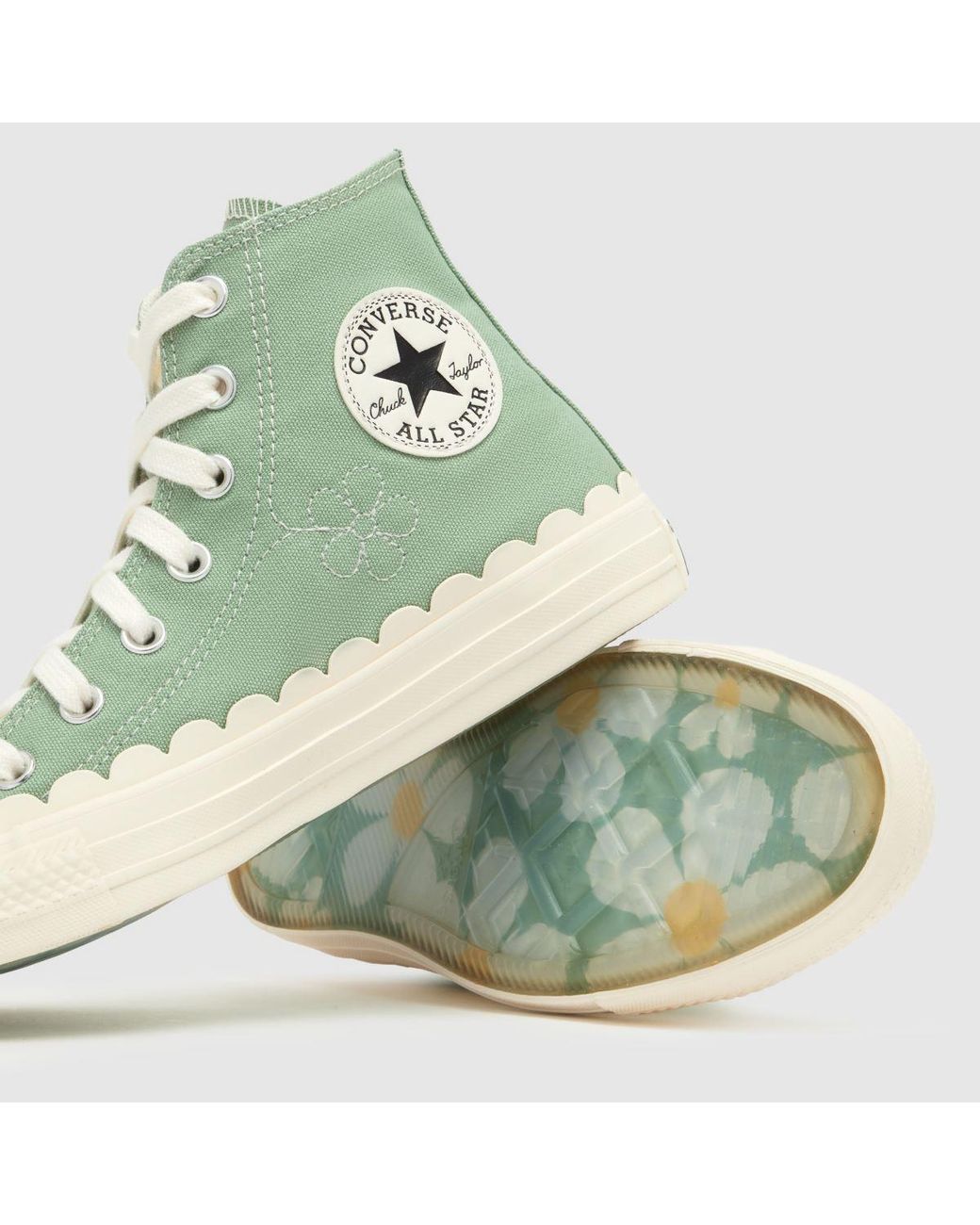 Converse Green All Star Hi Trainers