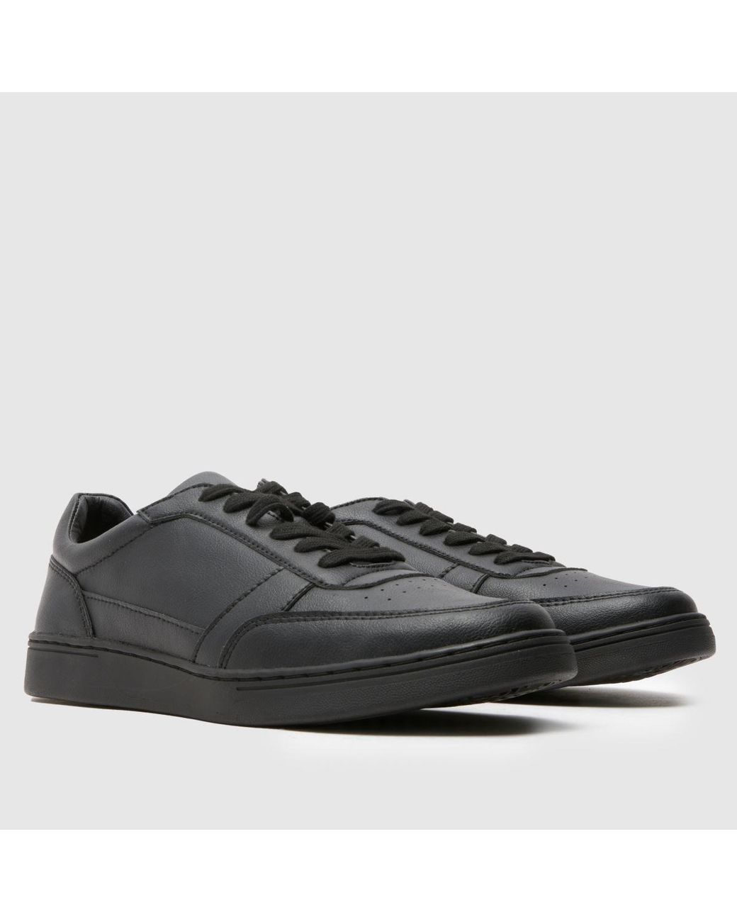 Schuh Black Welby Court Trainers for men