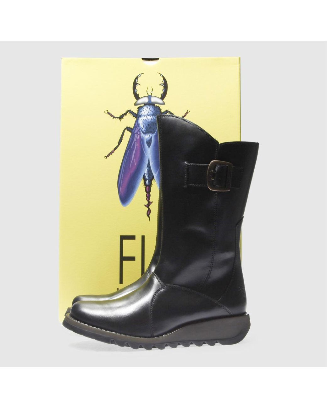 Fly London Ladies Mes 3 Boots in Black 
