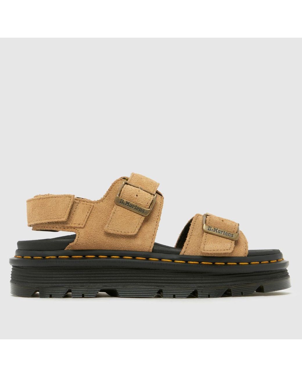 Dr. Martens Brown Zebzag Sandals