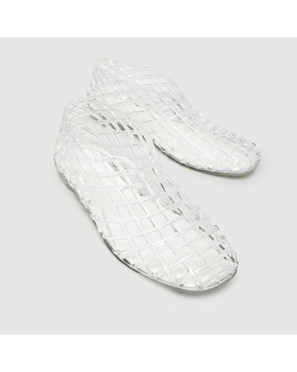 Schuh White Terrel Jelly Flats