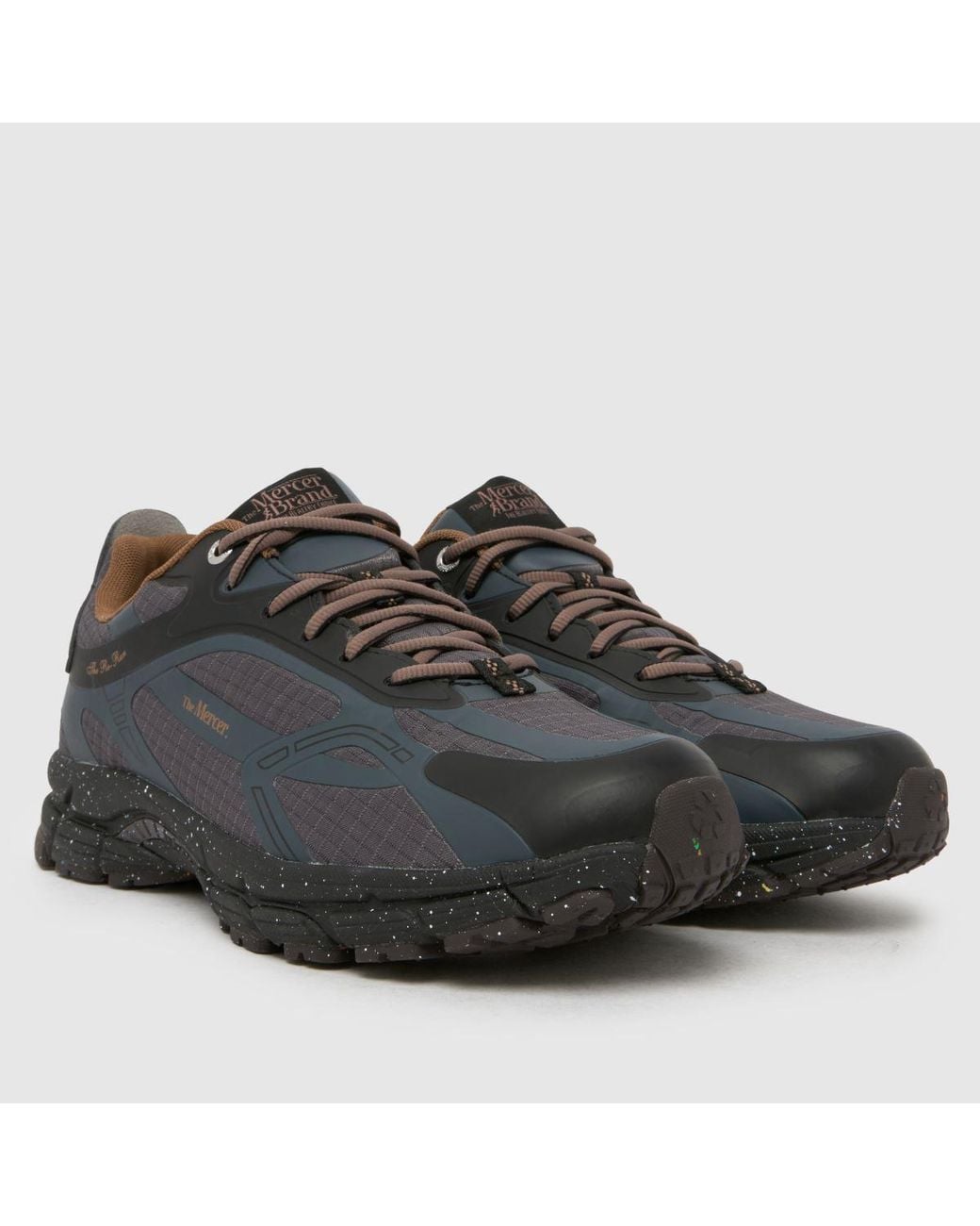 Mercer Black Re-Run Outdoor Trainers for men
